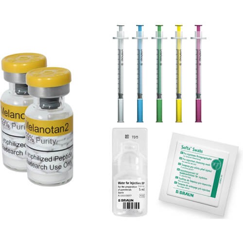 2 Vial Melanotan 2 Tanning Injection Starter Kit