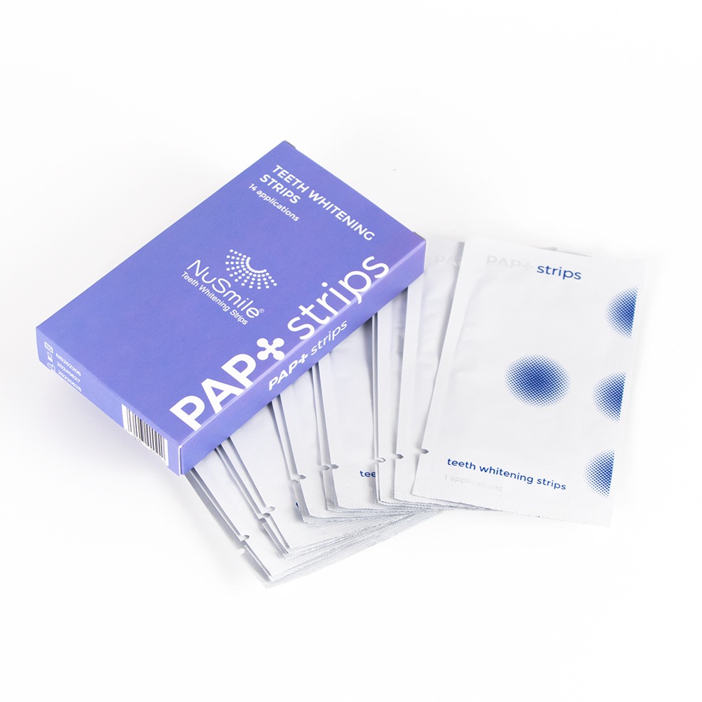 NuSmile pap_ home teeth whitening strips